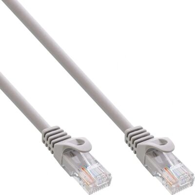 Cable de red UTP Cat5e gris 25m InLine 71425 Cable de red UTP Cat5e gris 25m InLine 71425