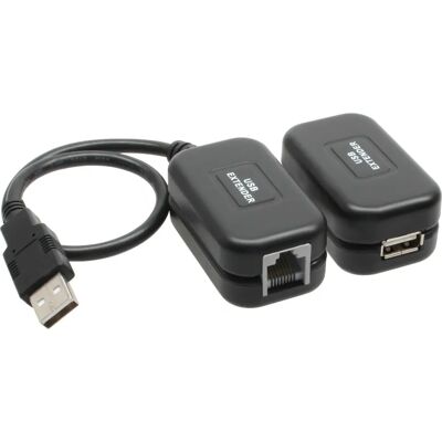 InLine Rozszerzacz USB - 60m - USB 1.1 - Czarny - Karta interfejsu InLine Rozszerzacz USB - 60m - USB 1.1 - Czarny - Karta interfejsu