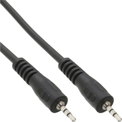 Cavo audio InLine 99936E - 3m, Nero, Stereo 2,5mm Cavo audio InLine 99936E - 3m, Nero, Stereo 2,5mm