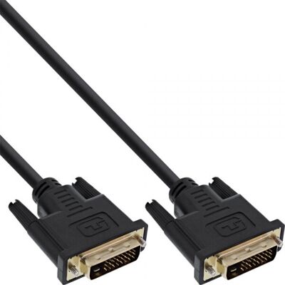 Cavo DVI InLine - 1m - DVI-D - Nero - Cavo Video Cavo DVI InLine - 1m - DVI-D - Nero - Cavo Video