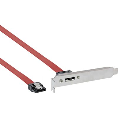 Cavo SATA InLine 27902 - eSATA esterno a SATA interno - 0,5m Cavo SATA InLine 27902 - eSATA esterno a SATA interno - 0,5m