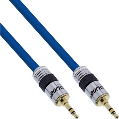 InLine Prémium 3,5 mm Hangkábel - Kék InLine Prémium 3,5 mm Hangkábel - Kék
