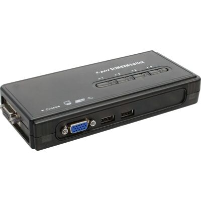 InLine 60614H Commutateur KVM USB VGA - Noir InLine 60614H Commutateur KVM USB VGA - Noir