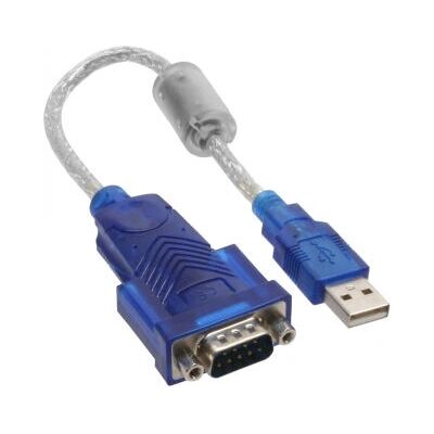 USB till Serial-omvandlare - Blå, 20cm, Modell 33304D USB till Serial-omvandlare - Blå, 20cm, Modell 33304D