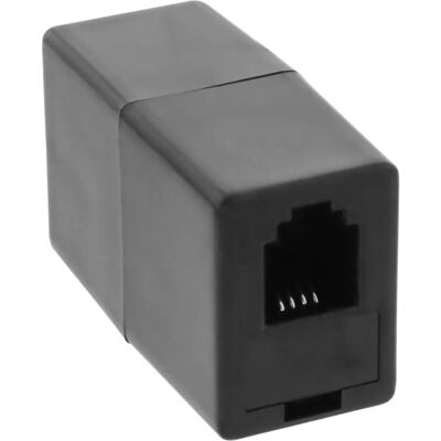 InLine 69999E Cambio de género de cable - RJ10 hembra a hembra - Adaptador modular InLine 69999E Cambio de género de cable - RJ10 hembra a hembra - Adaptador modular