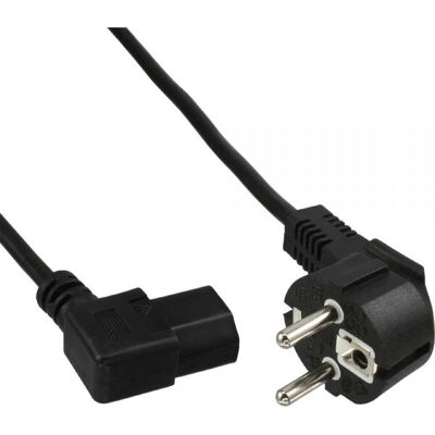 InLine Netzwerkkabel - 1m Schwarz CEE7/7 IEC C13 InLine Netzwerkkabel - 1m Schwarz CEE7/7 IEC C13