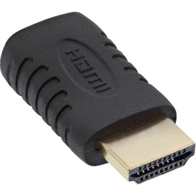 InLine HDMI Gender Changer - Zwart - Ondersteunt 4K2K InLine HDMI Gender Changer - Zwart - Ondersteunt 4K2K
