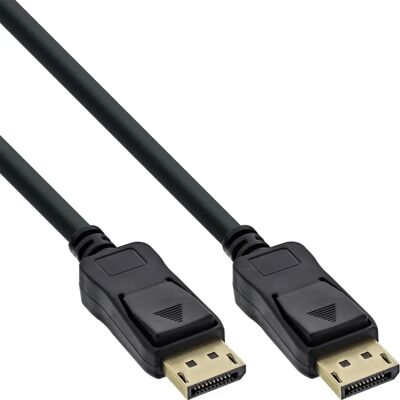 InLine 17101P Câble DisplayPort - 1m Noir plaqué or - Publicité InLine 17101P Câble DisplayPort - 1m Noir plaqué or - Publicité