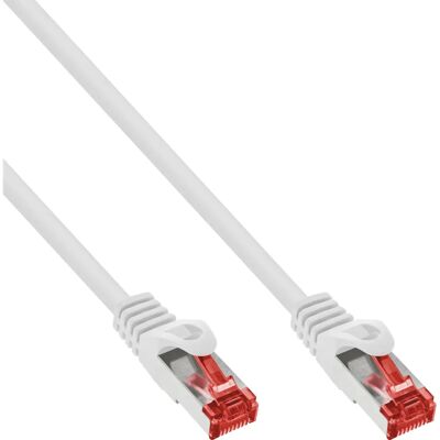 Inline 76422W síťový kabel Cat6 S/FTP - 0,25M - Bílý - Síťový kabel Inline 76422W síťový kabel Cat6 S/FTP - 0,25M - Bílý - Síťový kabel