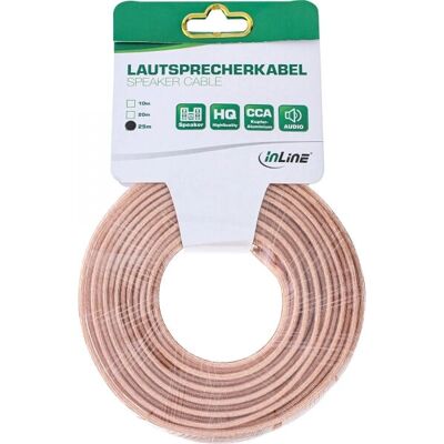 InLine 4043718127993 Audiokabel - 25 m Transparent InLine 4043718127993 Audiokabel - 25 m Transparent