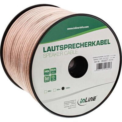 InLine Kupfer-Aluminium 100m Audiokabel - Professionell InLine Kupfer-Aluminium 100m Audiokabel - Professionell