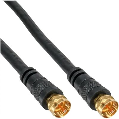 Câble coaxial Inline 69301P - F - 1m - Noir Câble coaxial Inline 69301P - F - 1m - Noir