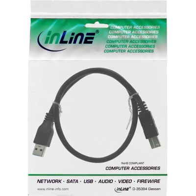 InLine 35310 USB Kabel - Schwarz 1m - USB 3.0 InLine 35310 USB Kabel - Schwarz 1m - USB 3.0