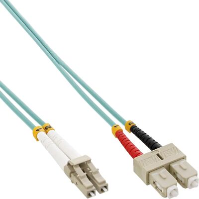 Cavo in fibra ottica InLine 88639O - OM3, LC a SC, 20m, Acqua Cavo in fibra ottica InLine 88639O - OM3, LC a SC, 20m, Acqua