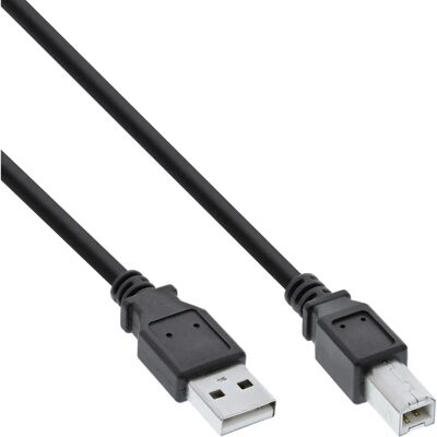 Cavo USB InLine 34511X - 1 m - USB A a USB B - Nero Cavo USB InLine 34511X - 1 m - USB A a USB B - Nero