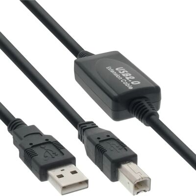 Inline 34511I USB Kabel - 10 m, Signalverstärker, Schwarz Inline 34511I USB Kabel - 10 m, Signalverstärker, Schwarz