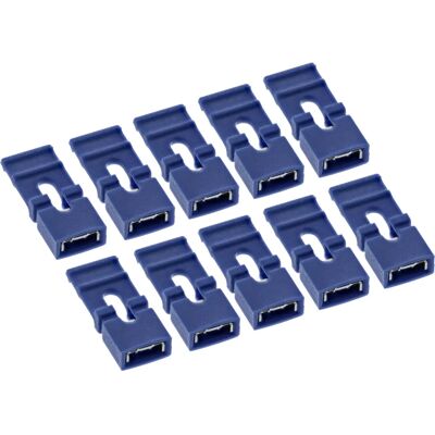 InLine 00075D Gender-Adapterkabel - Blau - 10 Stück InLine 00075D Gender-Adapterkabel - Blau - 10 Stück