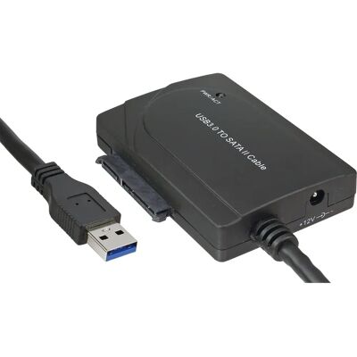 Adaptador de interfaz SATA II USB 3.0 InLine 76670S - Negro Adaptador de interfaz SATA II USB 3.0 InLine 76670S - Negro