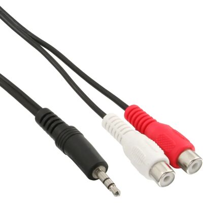 InLine 89941C Schwarzes Stereo-Audiokabel - audiokabel InLine 89941C Schwarzes Stereo-Audiokabel - audiokabel