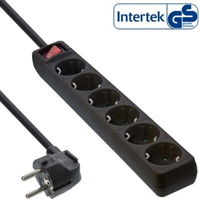 InLine 16461S Überspannungsschutz - 6 Steckdosen - 230 V InLine 16461S Überspannungsschutz - 6 Steckdosen - 230 V