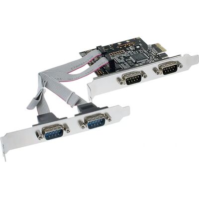 Tarjeta de Interfaz Serial PCIe Inline MCS9904CV-AA - 4 Puertos Tarjeta de Interfaz Serial PCIe Inline MCS9904CV-AA - 4 Puertos