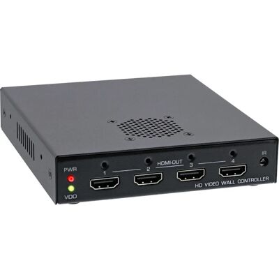 InLine 57834I Videoväggprocessor - Svart - 4-skärms distribution InLine 57834I Videoväggprocessor - Svart - 4-skärms distribution