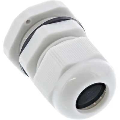 InLine Kabelverschraubung - IP68, Nylon, 18-25mm, Grau - Packung 10 InLine Kabelverschraubung - IP68, Nylon, 18-25mm, Grau - Packung 10