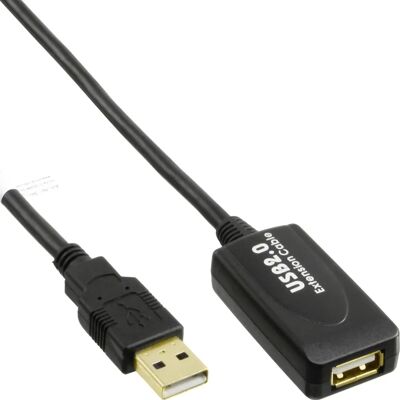 Cavo USB InLine - 25m - Rigenerazione attiva del segnale - USB 2.0 Cavo USB InLine - 25m - Rigenerazione attiva del segnale - USB 2.0
