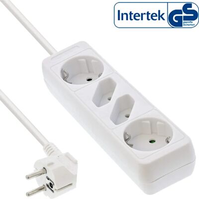 Multiplug InLine 16445W - 4 Prises, 5m Câble Multiplug InLine 16445W - 4 Prises, 5m Câble