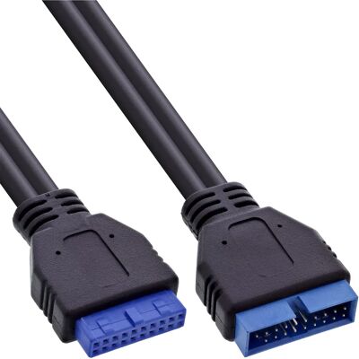 InLine 33448I USB 3.0 interne Verlängerung - Schwarz InLine 33448I USB 3.0 interne Verlängerung - Schwarz