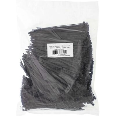 InLine Kabelbinder - 140mm, 3,6mm - Schwarz - Kabelbinder InLine Kabelbinder - 140mm, 3,6mm - Schwarz - Kabelbinder