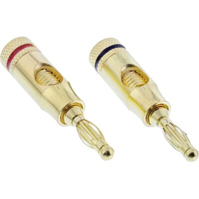 InLine 99112X Drahtverbinder - Gold, 2 Stück - Audio InLine 99112X Drahtverbinder - Gold, 2 Stück - Audio