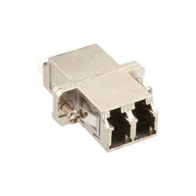 Adaptateur de Fibre Optique InLine - LC/LC Duplex Multimode - Métallique - Publicité Adaptateur de Fibre Optique InLine - LC/LC Duplex Multimode - Métallique - Publicité