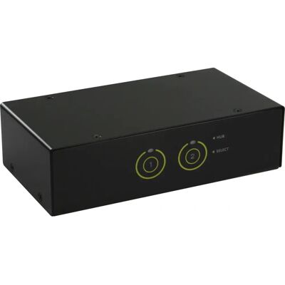 Interruttore KVM InLine 62622I - 2 porte - USB, Audio - Nero Interruttore KVM InLine 62622I - 2 porte - USB, Audio - Nero