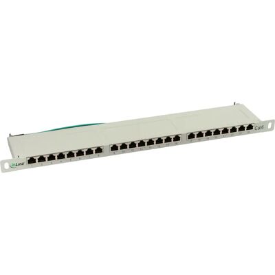InLine 76224A Patch Panel - 24 Ports Cat.6 blindé 0.5U Gris InLine 76224A Patch Panel - 24 Ports Cat.6 blindé 0.5U Gris