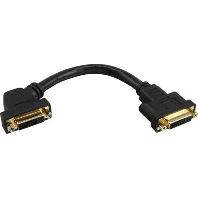 InLine 17301G DVI-Kabeladapter - Schwarz InLine 17301G DVI-Kabeladapter - Schwarz