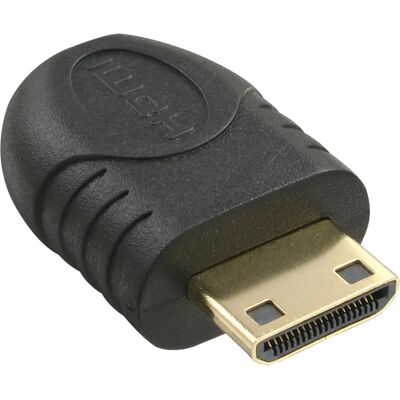 Adattatore Mini HDMI Tipo C maschio a Micro HDMI Tipo D, dorato - Nero Adattatore Mini HDMI Tipo C maschio a Micro HDMI Tipo D, dorato - Nero