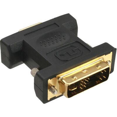 Adaptateur DVI à VGA InLine 17780P - Câble Noir Adaptateur DVI à VGA InLine 17780P - Câble Noir