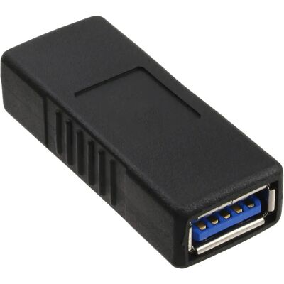InLine 35300P Kabelový adaptér - USB 3.0 A ženský - Černý InLine 35300P Kabelový adaptér - USB 3.0 A ženský - Černý
