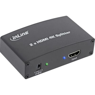 Diviseur HDMI InLine 65009 - 2 Ports Aluminium 4K2K Diviseur HDMI InLine 65009 - 2 Ports Aluminium 4K2K