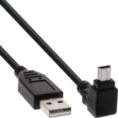 InLine 34120 USB-Kabel - 2m, USB 2.0 A auf Mini-B, Schwarz InLine 34120 USB-Kabel - 2m, USB 2.0 A auf Mini-B, Schwarz