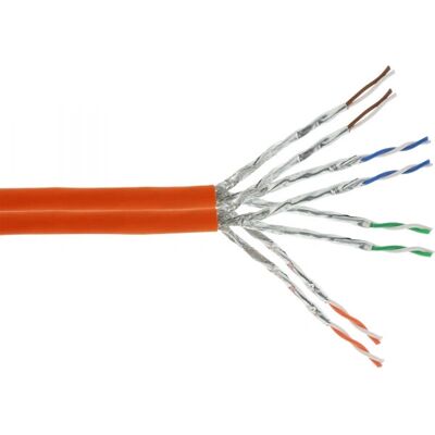 Inline 50m Oranžní Cat7a S/FTP Síťový kabel Inline 50m Oranžní Cat7a S/FTP Síťový kabel