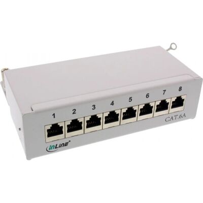 InLine 4043718209408 panneau de raccordement - RJ-45 X 8 - Gris - Panneau de patch - Publicité InLine 4043718209408 panneau de raccordement - RJ-45 X 8 - Gris - Panneau de patch - Publicité