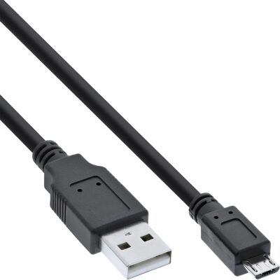 InLine 31730P USB-Kabel - 3 m, USB A, Micro-USB B, Schwarz InLine 31730P USB-Kabel - 3 m, USB A, Micro-USB B, Schwarz