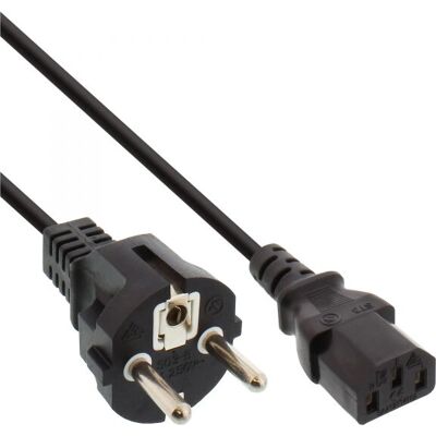 InLine 16651C Kabel zasilający - 5m, IEC C13, wtyczka F, Schuko, Europa InLine 16651C Kabel zasilający - 5m, IEC C13, wtyczka F, Schuko, Europa