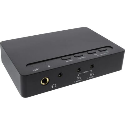 Amplificateur pour casques et carte son InLine - 66670B - Noir - Publicité Amplificateur pour casques et carte son InLine - 66670B - Noir - Publicité