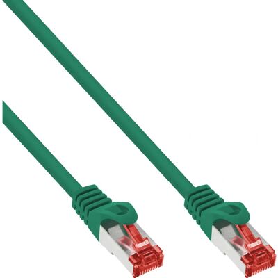 Síťový kabel InLine 76112G - 1,5 m, Cat6, S/FTP, Zelený Síťový kabel InLine 76112G - 1,5 m, Cat6, S/FTP, Zelený