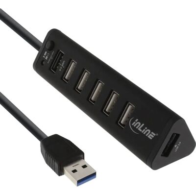 InLine Hub USB 7 Ports Noir InLine Hub USB 7 Ports Noir