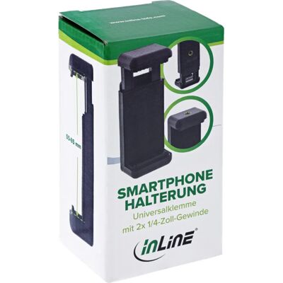 InLine 48090H Universell Mobiltelefonhållare - Svart InLine 48090H Universell Mobiltelefonhållare - Svart