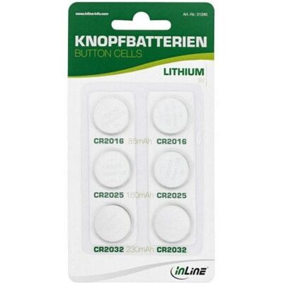 InLine 01280 Batterie au lithium - Pile jetable - 3 V - Publicité InLine 01280 Batterie au lithium - Pile jetable - 3 V - Publicité
